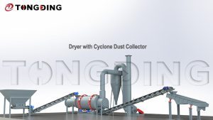 River Sand Dryer with Cyclone Dust Collection