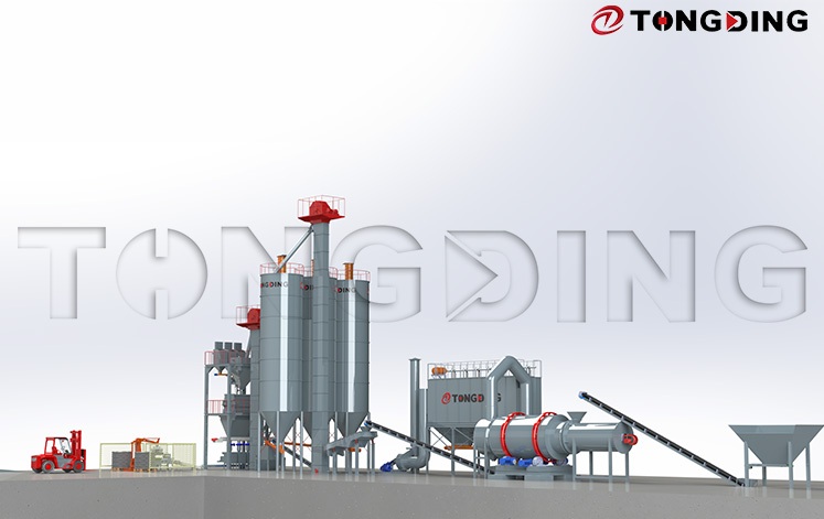 Sand Drying & Dry Mortar Mixing Production Line